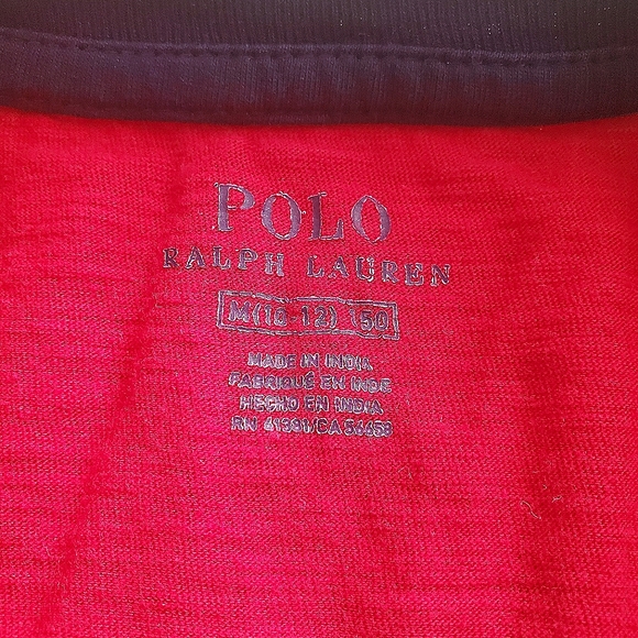 3/$20 Polo Ralph Lauren Boy's Striped Henley Tee - Picture 4 of 7